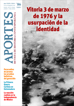 Nº 86 Aportes. Revista de Historia Contemporánea. Año XXIX (3/2014)