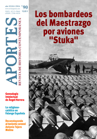 Nº 90 Aportes. Revista de Historia Contemporánea. Año XXXI (1/2016)