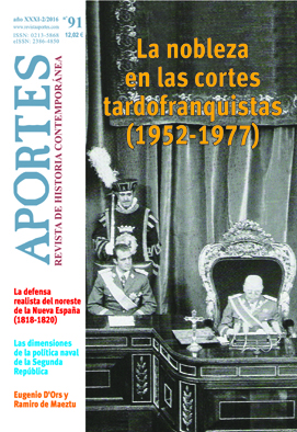 Nº 91 Aportes. Revista de Historia Contemporánea. Año XXXI (2/2016)